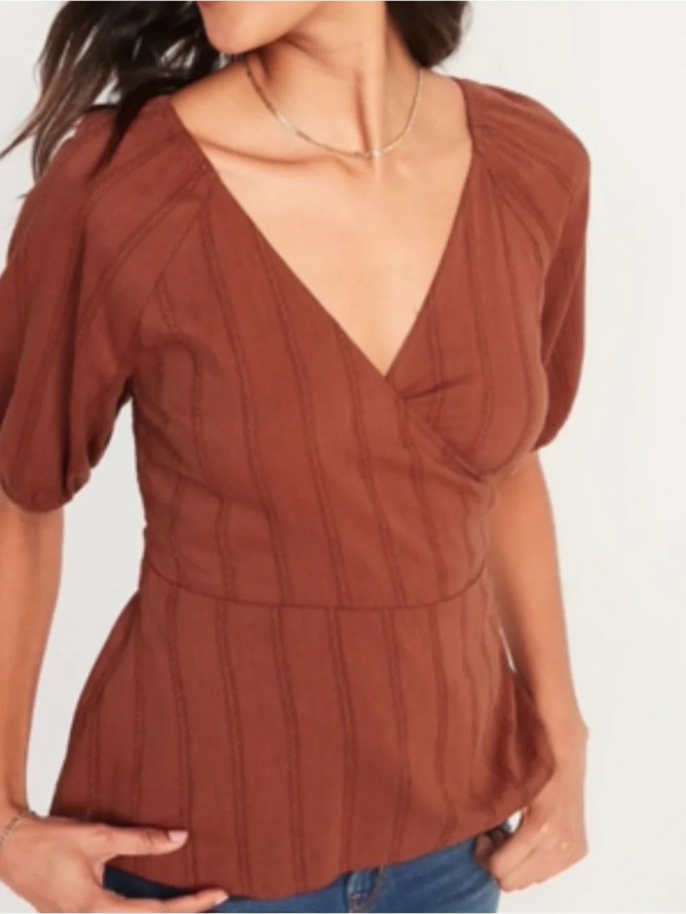 Old Navy Copper/Burnt Orange  Top M